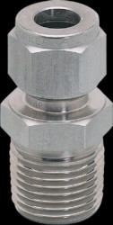 Compression fitting, 300 bar/30 MPa, Ø 10 mm, 1/2&quot; NPT for flow sensors, E40174