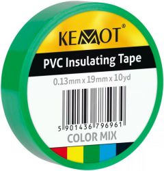 TaĹma klejÄca izolacyjna 0,13x19mm 10yd zielona