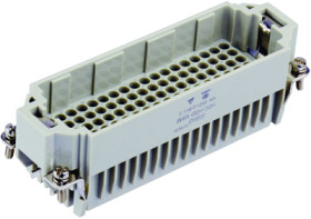 Pin contact insert, H-B 24, 108 pole, unequipped, crimp connection, T2032162101-000
