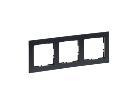 SUNO Ramka 3 potrójna ciemnoszary 721553 LEGRAND