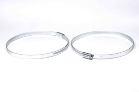 Opaska zaciskowa średnica wew 120 → 140mm ślimakowa RS PRO Stal miękka szerokość 140mm