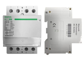 Stycznik Modułowy Instalacyjny Cewka 3P 40A 4NO 230V na szynę Gacia