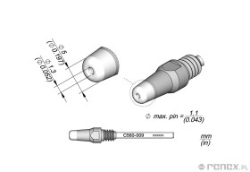 Dysza C560009 do rączki JBC DR560