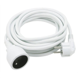 Przedłużacz 1Gn 3m Z/U Biały Uziemienie ,EPS-103 ELGOTECH