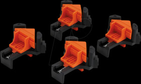 207897 Angle/corner clamps, 5 - 22 mm, set of 4