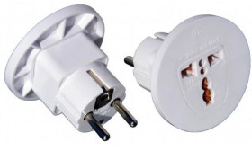 Adapter - przejściówka polsko-brytyjsko-uniwersalna EL -0181