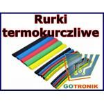 Rurka termokurczliwa 1,5mm 1m 1szt. czarna