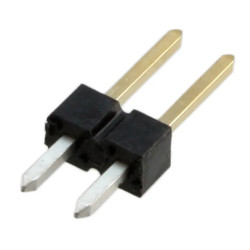 Złącze szpilkowe 2-pinowe raster: 2.54mm -rzędowe Amphenol Communications Solutions Przewlekany