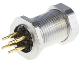 Złącze okrągłe 4-pinowe M12 Panel Gniazdo binder Męski IP67 713