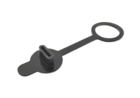 ZAŚLEPKA USB-C Pyłoszczelna Ochrona Gniazda USB Typ C Czarna
