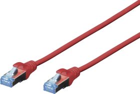 kabel LAN RJ45, Digitus DK-1531-010/R Kabel, SF/UTP, CAT 5e, 1.00 m, czerwony