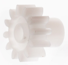 Koło zębate walcowe l.zębów: 12 0.8 POM śr. otworu: 3mm śr. piasty: 6mm