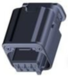 Socket, unequipped, 3 pole, straight, 1 row, black, 1801179-1