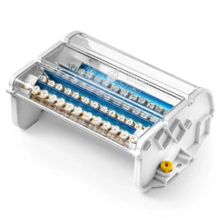 Czterobiegunowy modułowy blok rozdzielczy 4x(8x25 mm2 4x35 mm2 1x50 mm2) na szynę TS35 ShNK 4x13 85145002