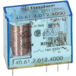 Finder 40.61.7.012.4000 12V 16A SPDT Power PCB Relay