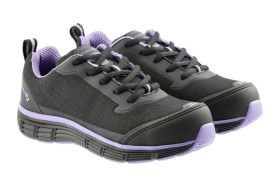 MILDE półbuty ochronne damskie S1 SRC czarno/fioletowe 38