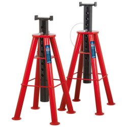 Sealey AS10H Axle Stands 10tonne Capacity Per Stand 20tonne Per Pair High Lift