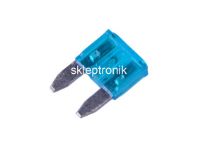 Bezpieczniki samochodowe mini 15A za 5szt