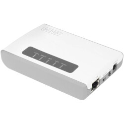 Digitus DN-13024 2-Port USB 2.0 Wireless Multifunction Network Server 300 Mbps