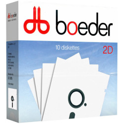 5,25" Diskettes 2D "Boeder" white