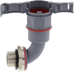 Wiska 10106998 EMBF90-07-12-BG Połączenie śrubowe szary M12 x 1.5 90° 50 szt.