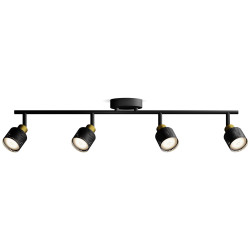 Philips 8720169300132 Niall Ceiling Floodlight GU10 Black/Gold 35W Max