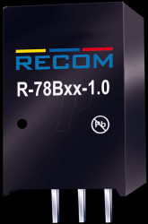 80099157 DC/DC converter R78B, 20-32 Vin, single, 15 Vout, 1 A, SIP-3