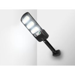 Lampa solarna z czujnikiem ruchu i zmierzchu 24W 1800lm + pilot 3xLED COB