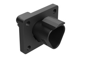 Złącze samochodowe 3-pinowe Amphenol Industrial -rzędowe Żeński 13A AT04 Montaż na kołnierzu Połączenie zagniatane