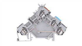 Złączka Szynowa (Do Wyłączników Ciśnieniowych I Termicznych) 2,5Mm2 Szara...