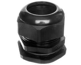 Dławnica kablowa poliamidowa PG42 IP68 DP 42/H BK czarna E03DK-01030300801