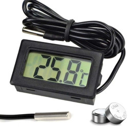 Termometr elektroniczny cyfrowy z wyświetlaczem LCD wodoodporny czujnik 1m
