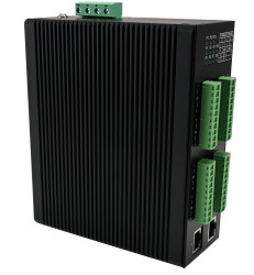 Konwerter mediów sieciowych, RJ45, RS422, RS485, Pełny dupleks, 300 → 460800bps, 10/100Mbit/s