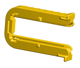 Szyna mocująca TE Connectivity HDSCS Zatrzask montażowy Złącza HDSCS