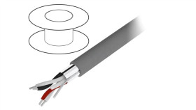 2212C-Sl005 Przewód Na Rolce 30,5M Alpha Essential 2X2x22awg Pvc Ciemnoszary...