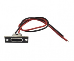 GNIAZDO USB-C PRZYKRECANE Z PRZEW