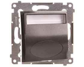 Simon 54 Oprawa oświetleniowa LED 230V antracyt DOS.01/48