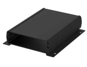 Aluminum enclosure kit, (L x W x H) 106 x 150 x 32 mm, black, IP65, 84310150.HMT1