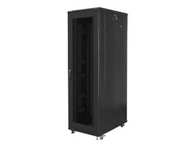 SZAFA INSTALACYJNA RACK STOJĄCA 19 42U 800X1000 CZARNA DRZWI PERFOROWANE LANBERG (FLAT PACK)