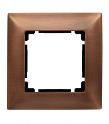 VENA EXCLUSIVE METAL Ramka pojedyncza MIEDŹ CZESANA PATYNOWANA MIEDŹ RUSTYKALNA 5133281