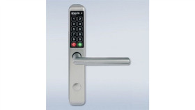 Klamka Szyfrowa Mcm Easy Key Slim Inox, Pełny Szyld Rozstaw 92Mm