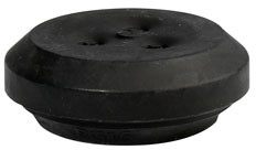 Grommet, cable Ø 4 to 8 mm, PG16, TPE, black, 01440733010