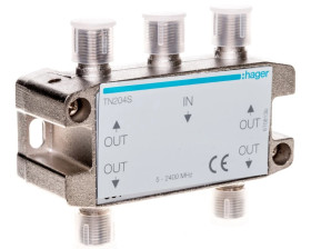 Rozdzielacz sygnału TV 4 krotny TN204S