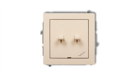 Deco Łącznik Podwójny Schodowy W Stylu Amerykańskim Beżowy 1Dwpus-33