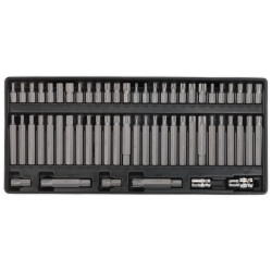 Sealey TBT11 Tool Tray with Ribe/spline/hex/security Trx-star Bit Set 60pc