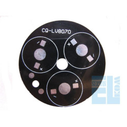 PŁYTKA RADIATOR DO POWER 3 LED d 49mm BLACK