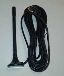 Antenka JCG016 A-WiFi-C1-500SMA(m) prętowa; GSM; 824-2170MHz; 2.0dBi; VSWR<2.0; liniowa; RG174; SMA; magnetyczna; fi29.4x121mm c