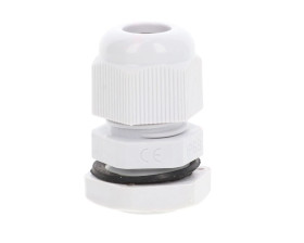 Dławnica kablowa fi 5-10mm M16 IP65 szara tworzywo 34.516