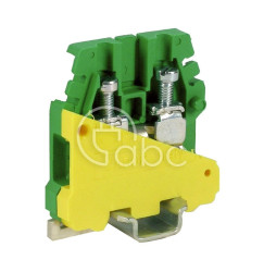 Złącze śrubowe 4 mm², miniaturowe, zielono-żółte, TR.4