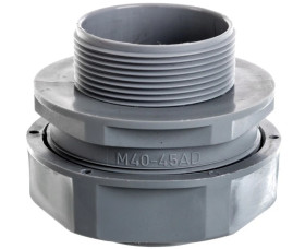 Dławnica do węża osłonowego M40 IP54 SILVYN USK-M 40x1,5 srebnoszara 55501360 /25 szt./